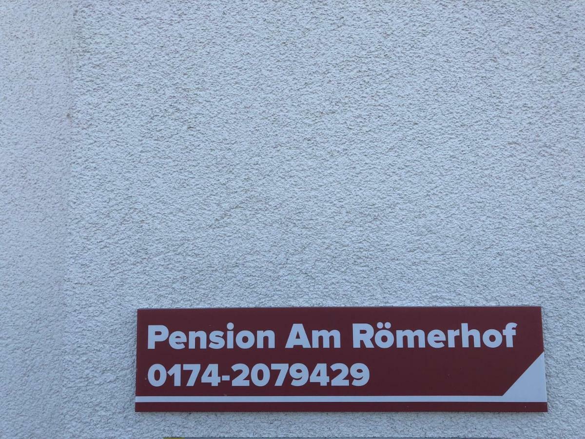 Pension Am Roemerhof Münzenberg Eksteriør bilde